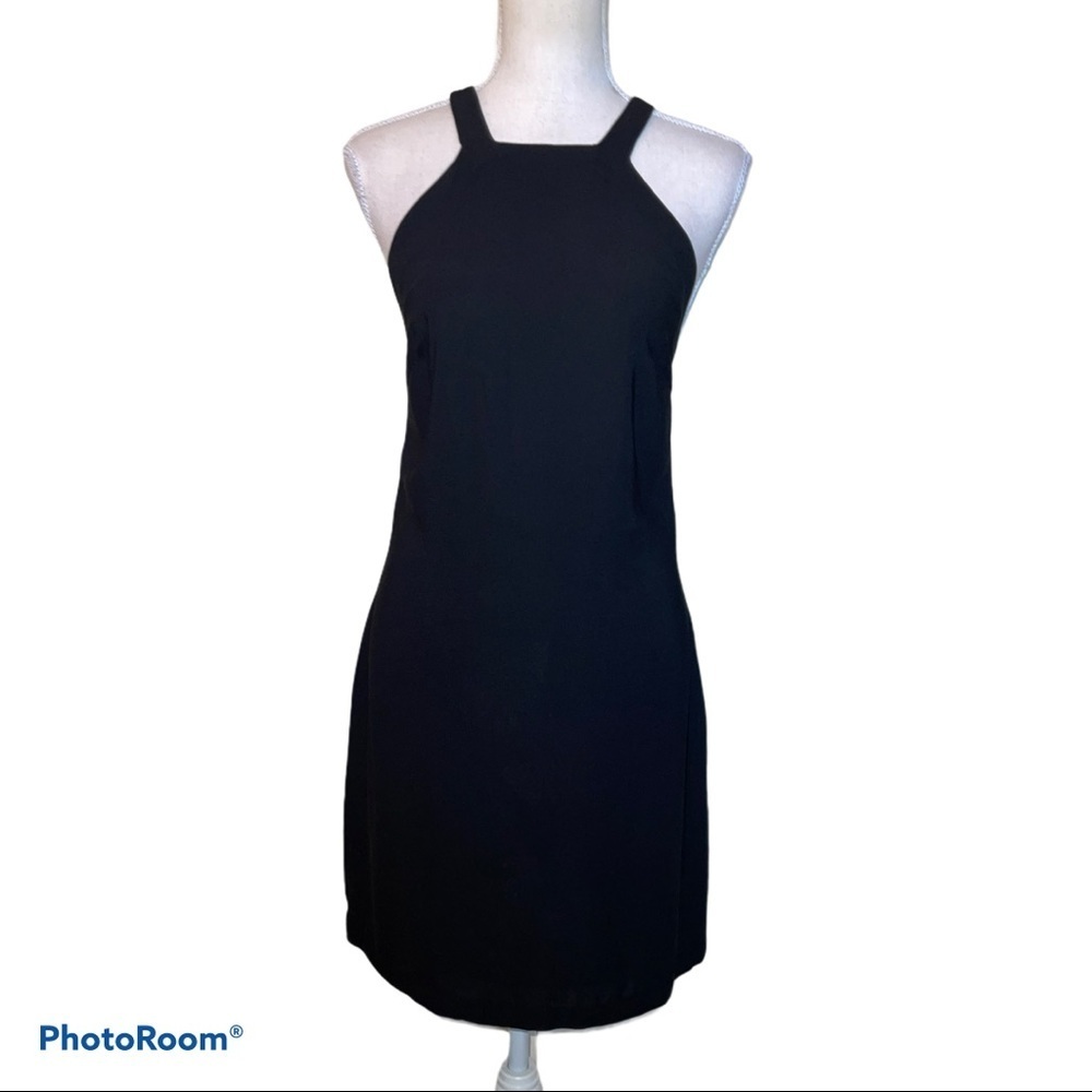New- Mango Suit Collection Black Sleeveless Dress 2